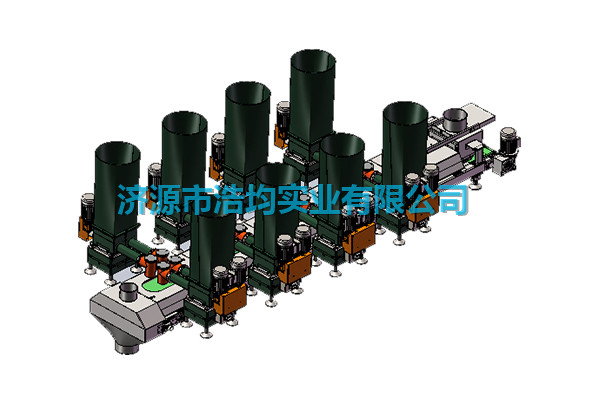 雙螺桿減重式自動(dòng)配料系統(tǒng)（HJ-8CH-01）